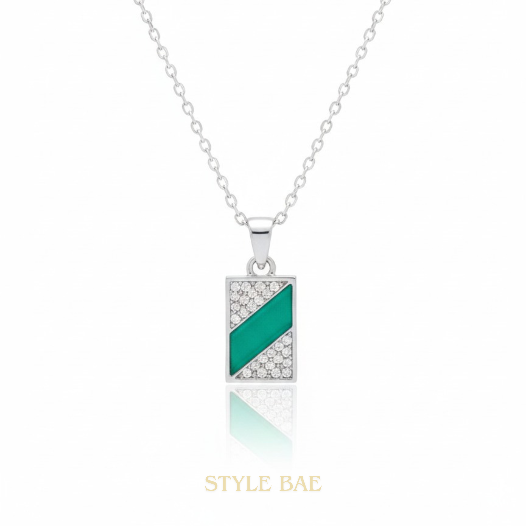 Emerald Edge Luxe Pendant Necklace