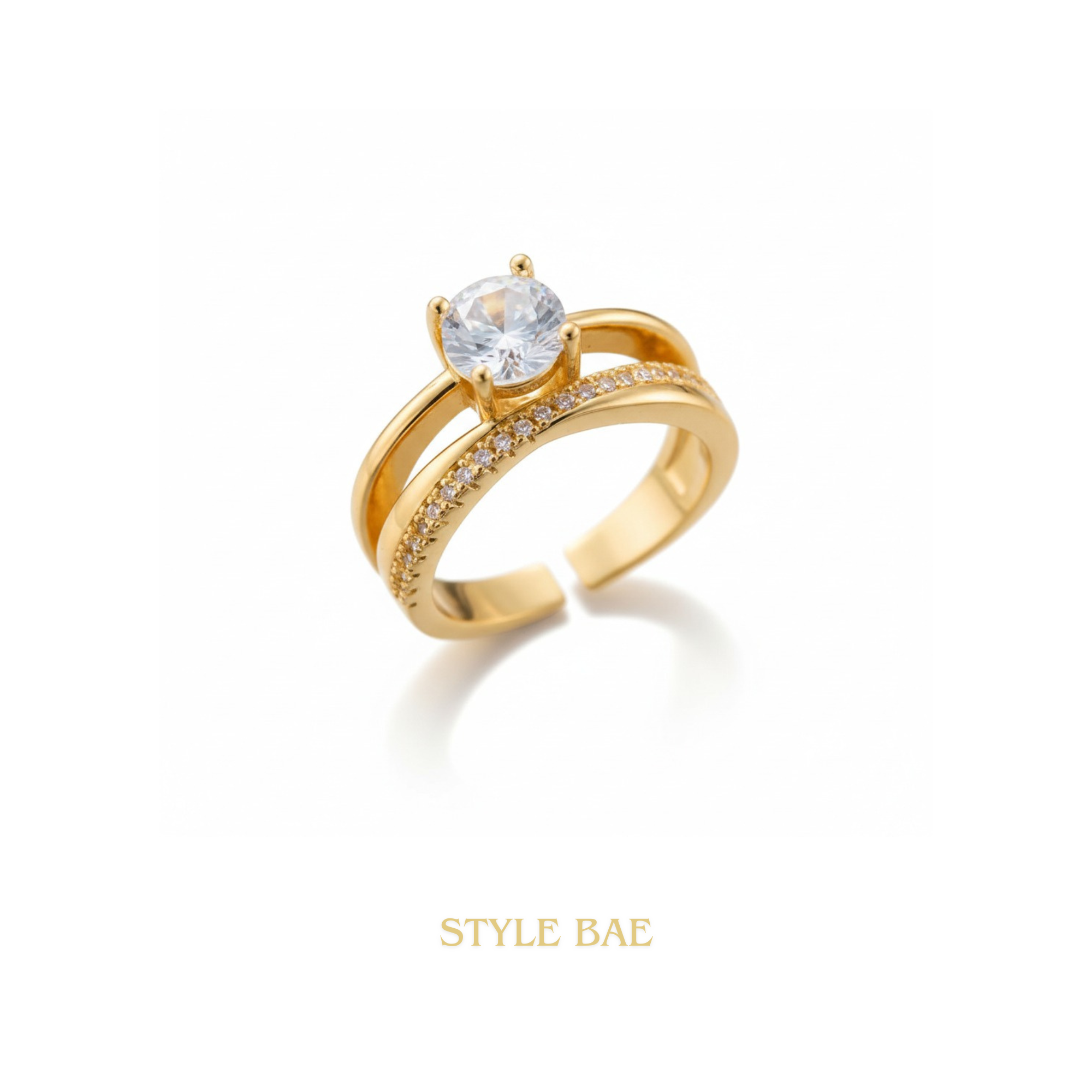 Solitaire Wrap Ring