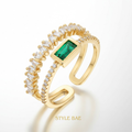 Emerald Luxe Wrap Ring