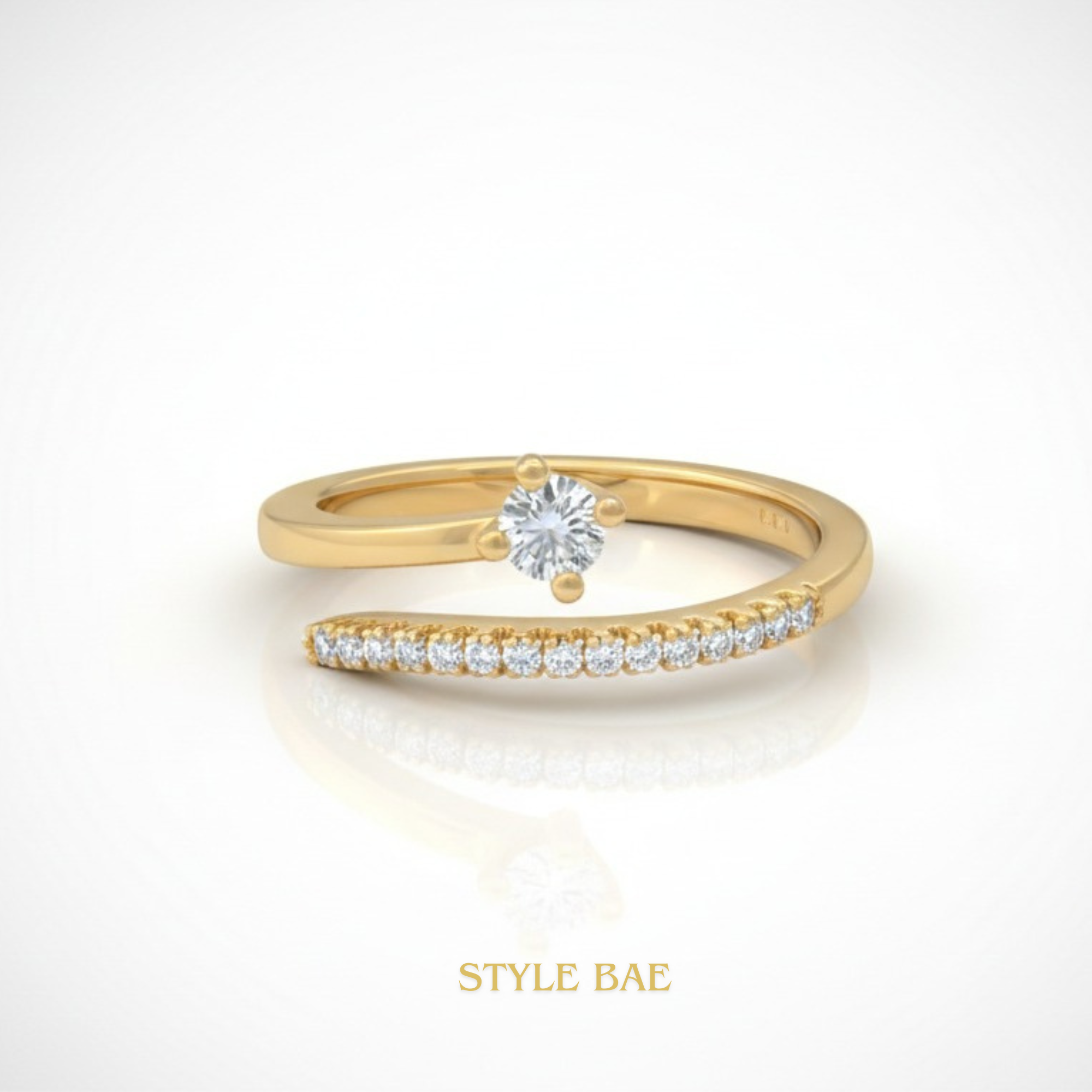 Eternal Glow Diamond Wrap Ring