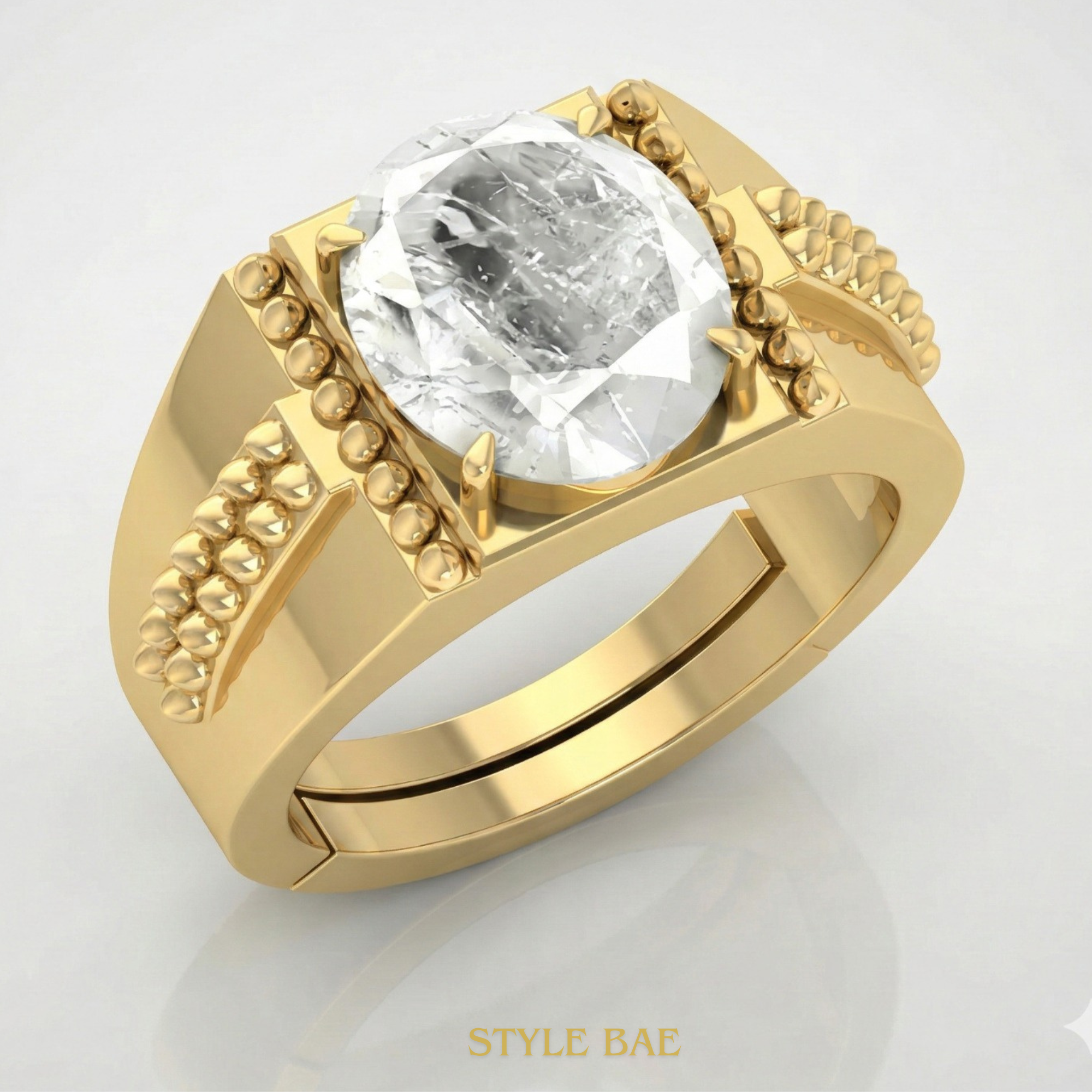 Royal Gold Statement Ring