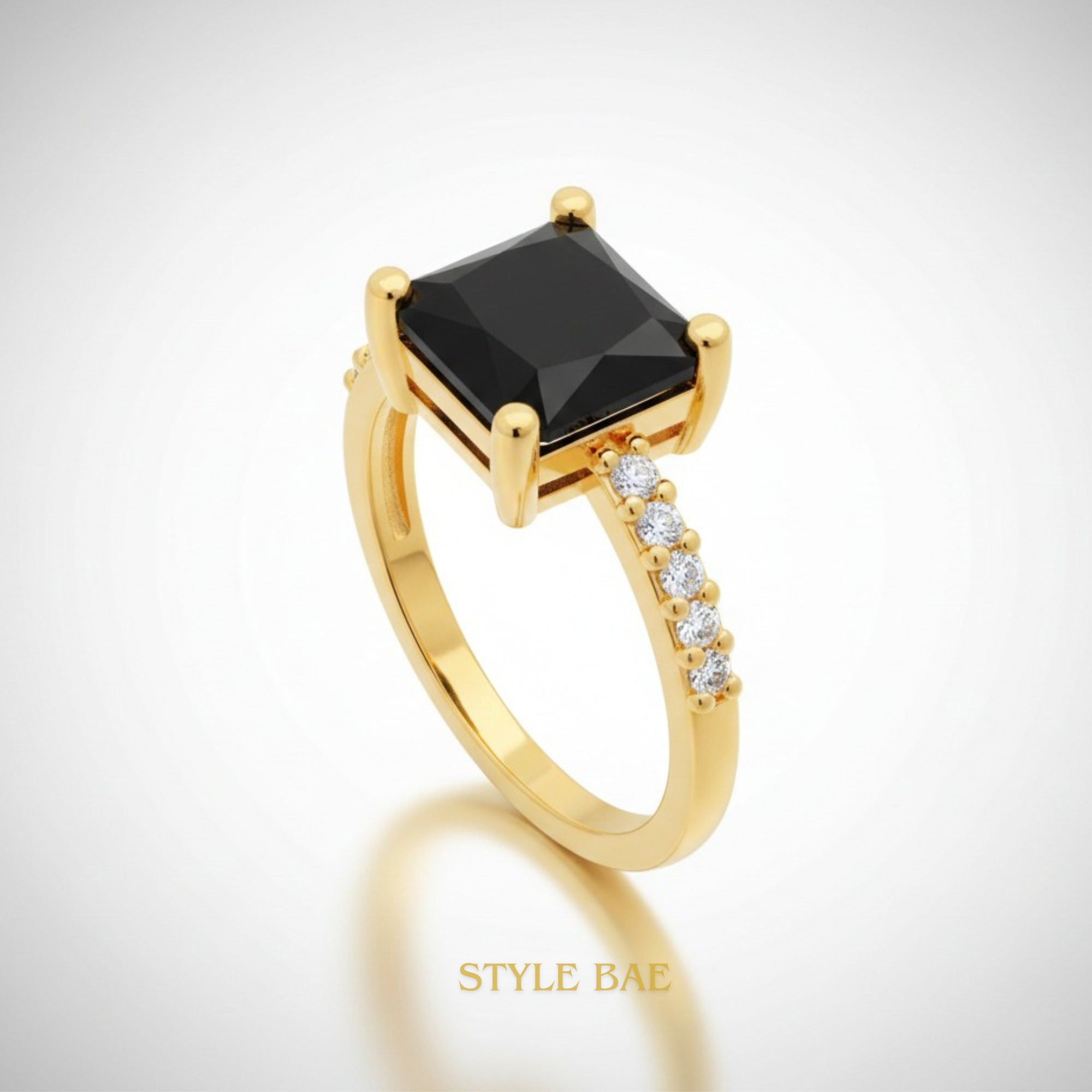 Royal Azure Solitaire Ring