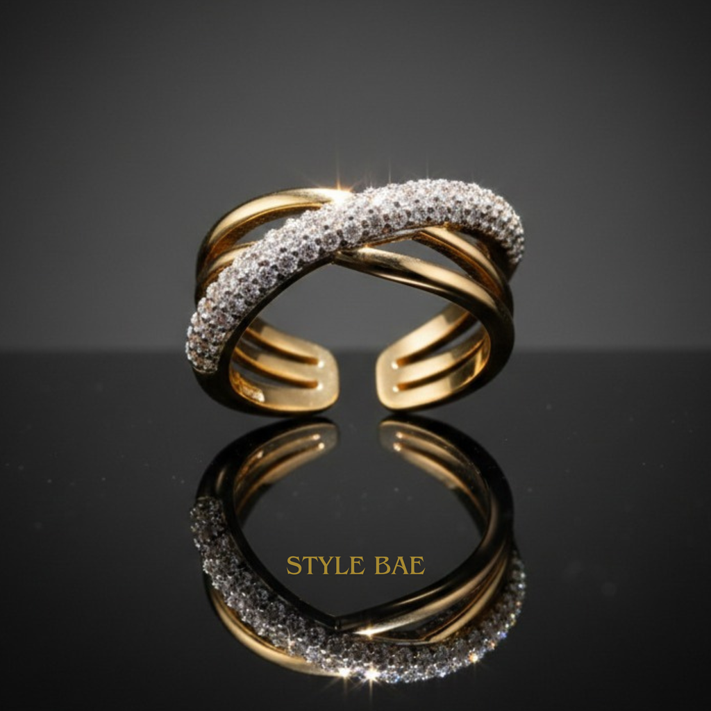 Radiant Curve Wrap Ring