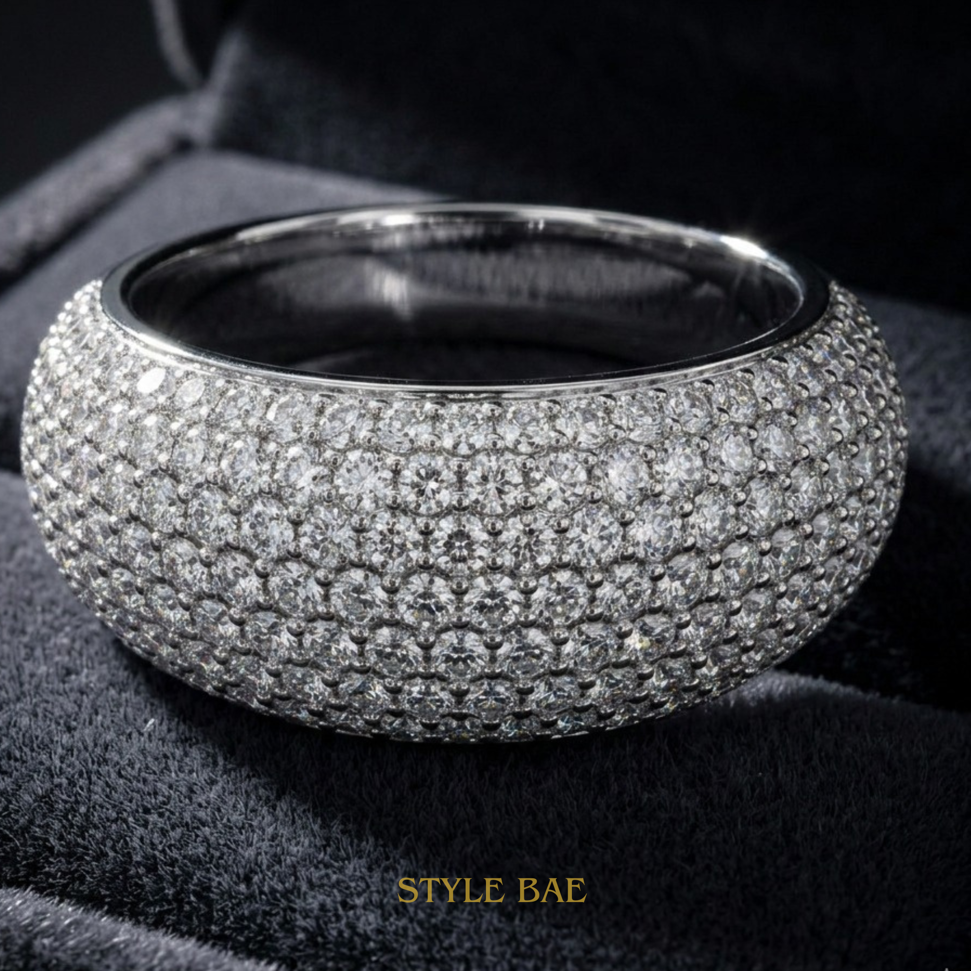 Luxe Iced Band Ring