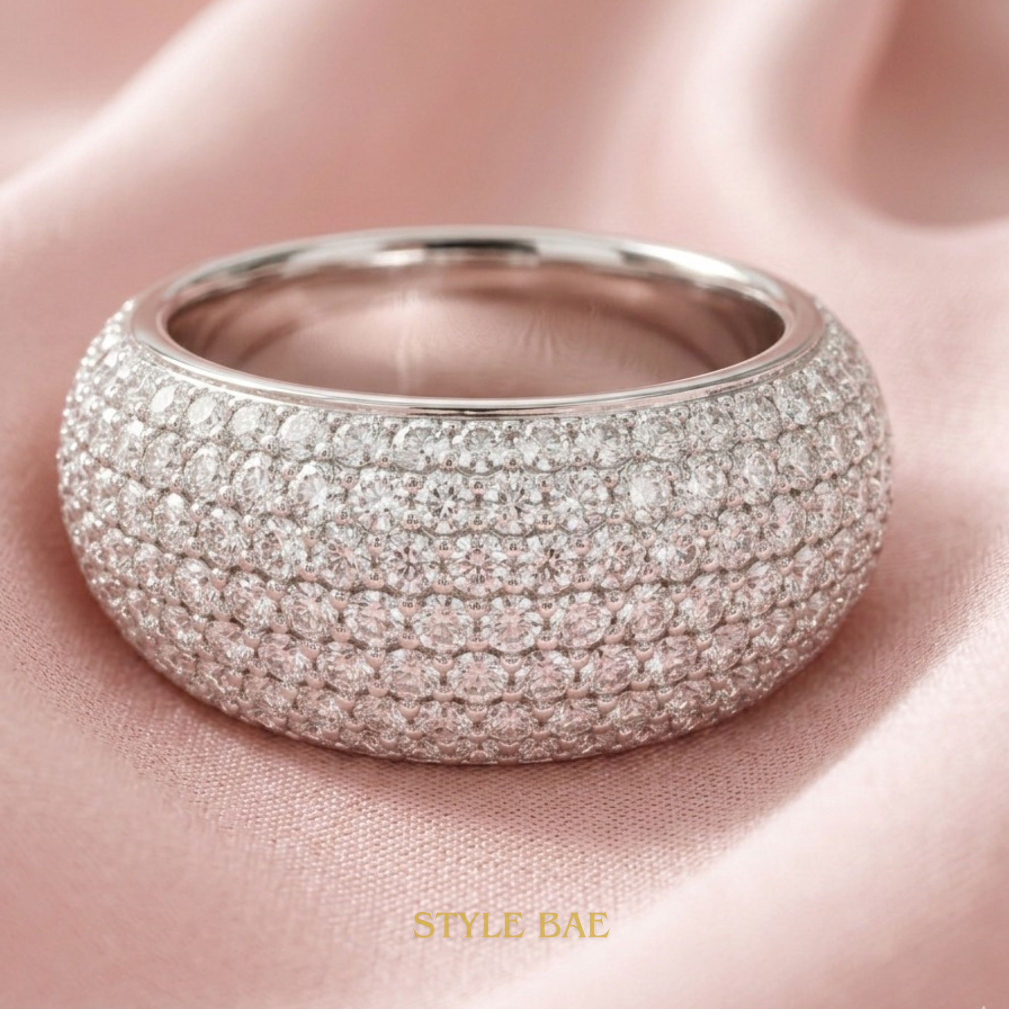 Luxe Iced Band Ring