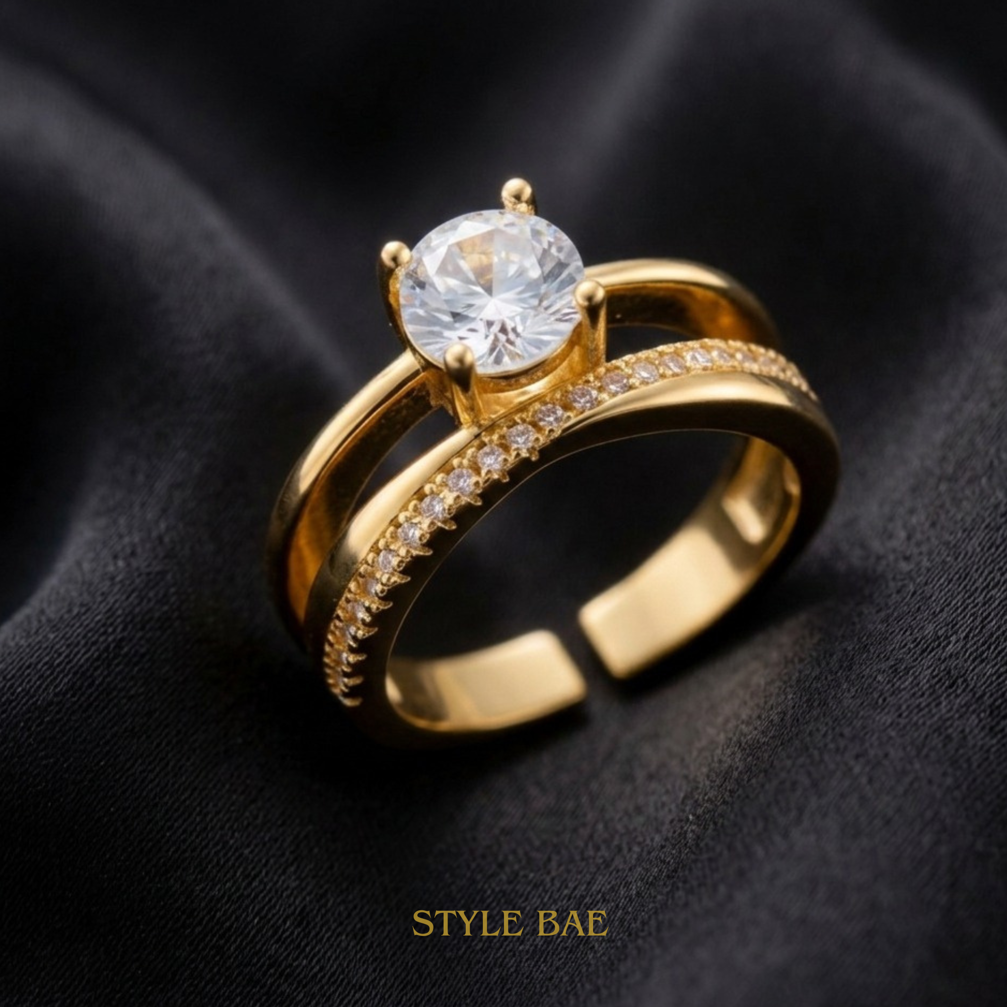 Solitaire Wrap Ring